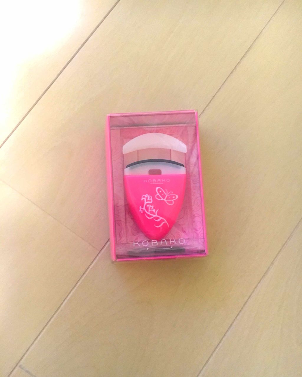 KOBAKO アイラッシュカーラー(レギュラー) ピンクピンク/KOBAKO/ビューラーを使ったクチコミ（1枚目）