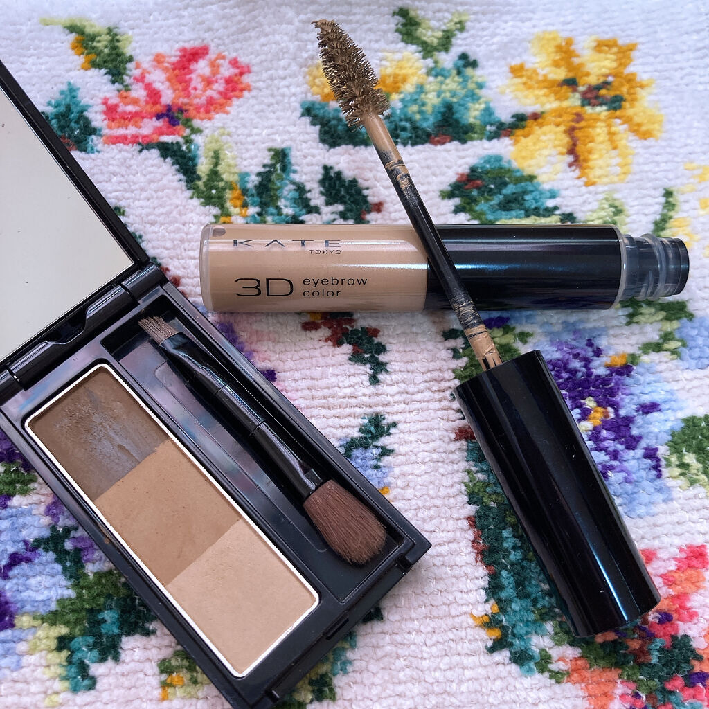 ロングラスティングアイブロウ LT02 キャラメルブラウン/excel/リキッドアイブロウを使ったクチコミ（3枚目）