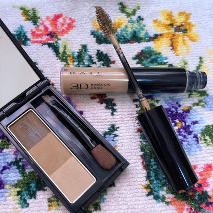 ケイト デザイニングアイブロウ3D/KATE/パウダーアイブロウを使ったクチコミ(3枚目)