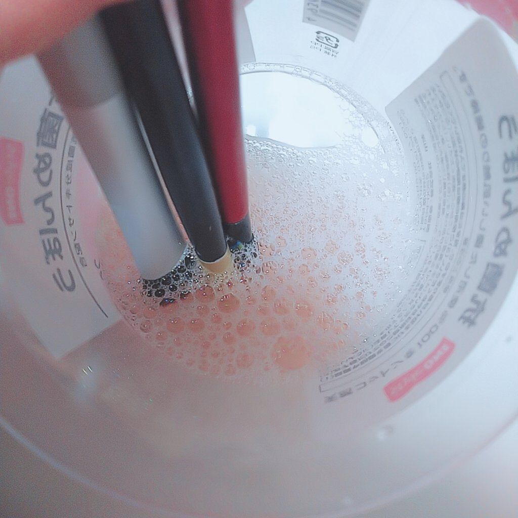 パフ・スポンジ専用洗剤/DAISO/その他化粧小物を使ったクチコミ(2枚目)