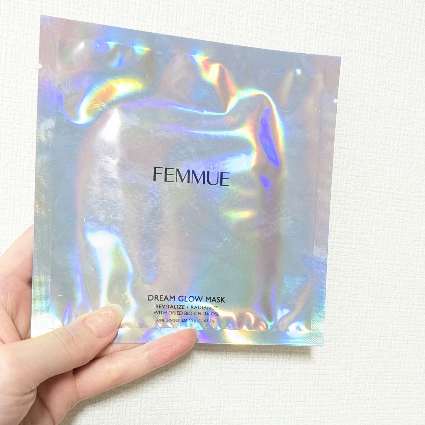 ドリームグロウマスク RR(透明感・キメ)/FEMMUE/シートマスク・パックを使ったクチコミ(1枚目)