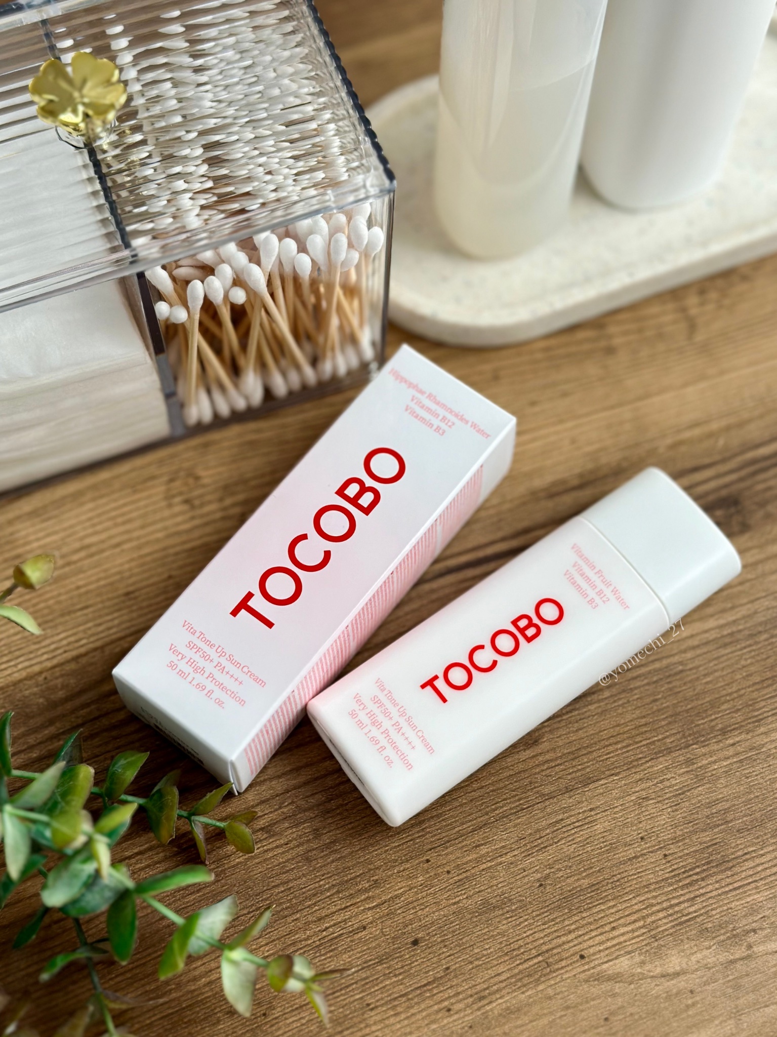 ビタトーンアップサンクリーム/TOCOBO/日焼け止めクリームを使ったクチコミ（1枚目）