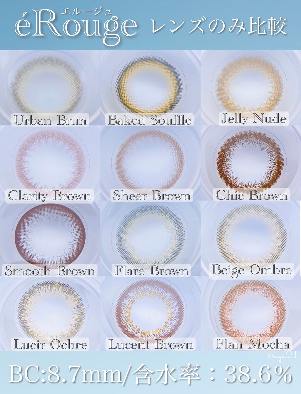 エルージュ 2weeks/éRouge/2週間(2WEEKS)カラコンを使ったクチコミ(3枚目)