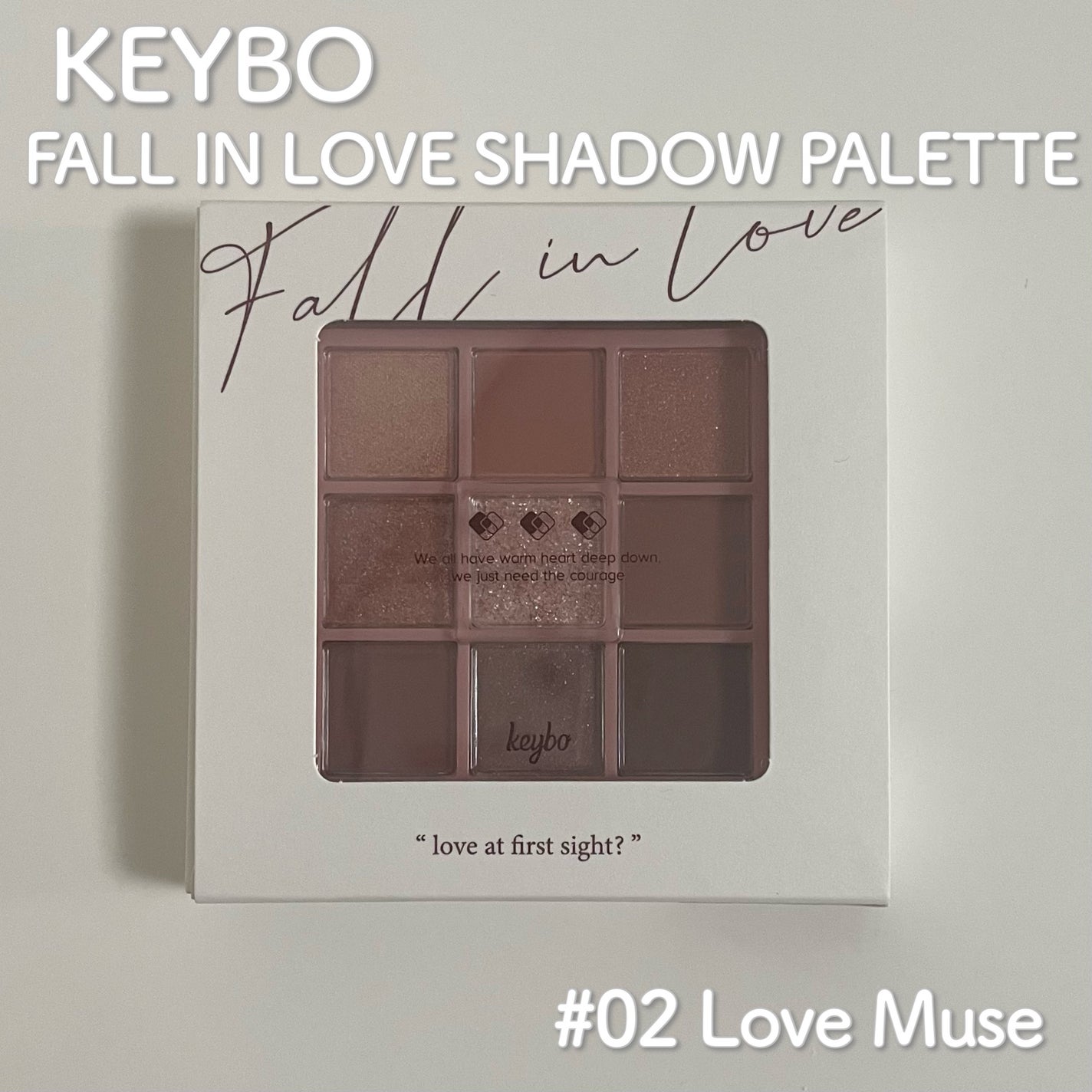 KEYBO FALL IN LOVE SHADOW PALETTE/keybo/アイシャドウパレットを使ったクチコミ(1枚目)