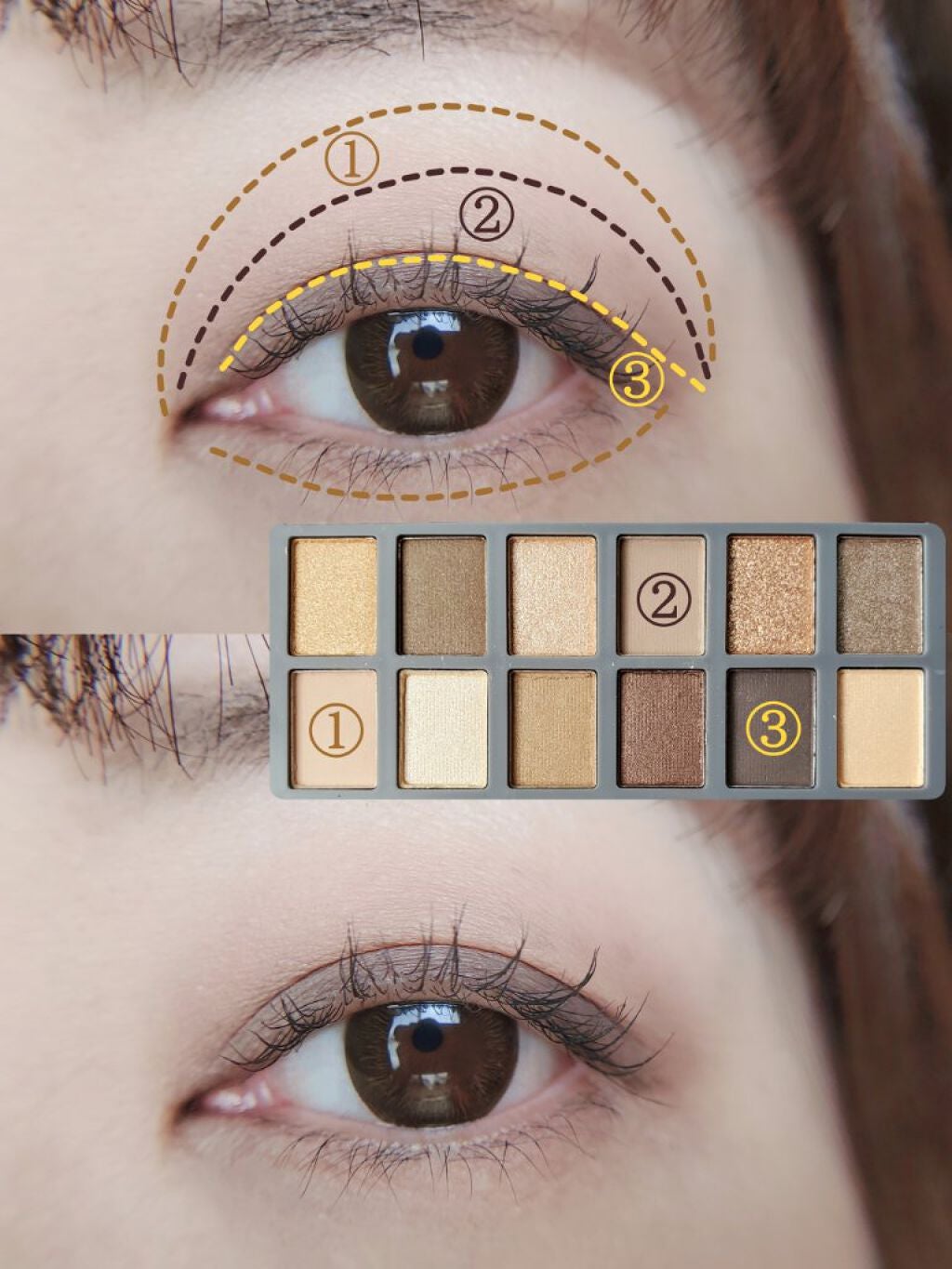 アイシャドウパレット/and us/アイシャドウパレットを使ったクチコミ(3枚目)