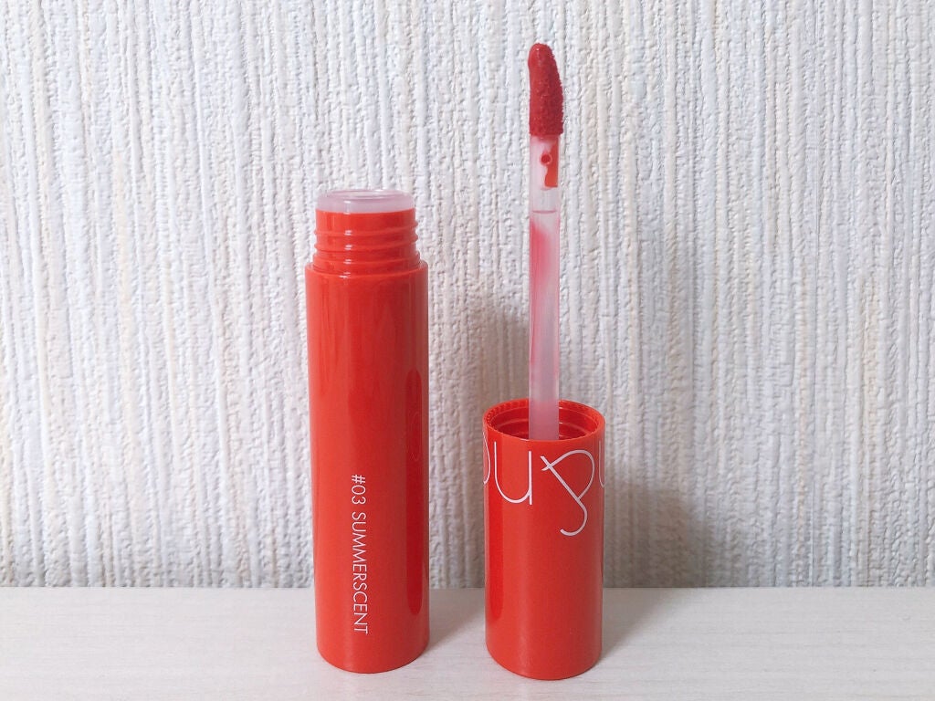 ジューシーラスティングティント/rom&nd/リップティントを使ったクチコミ(2枚目)