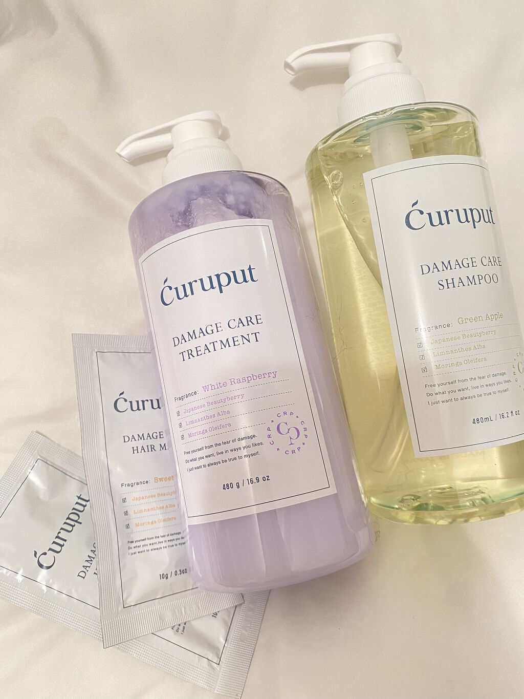 ディープダメージケアセット/curuput/市販シャンプーを使ったクチコミ（2枚目）