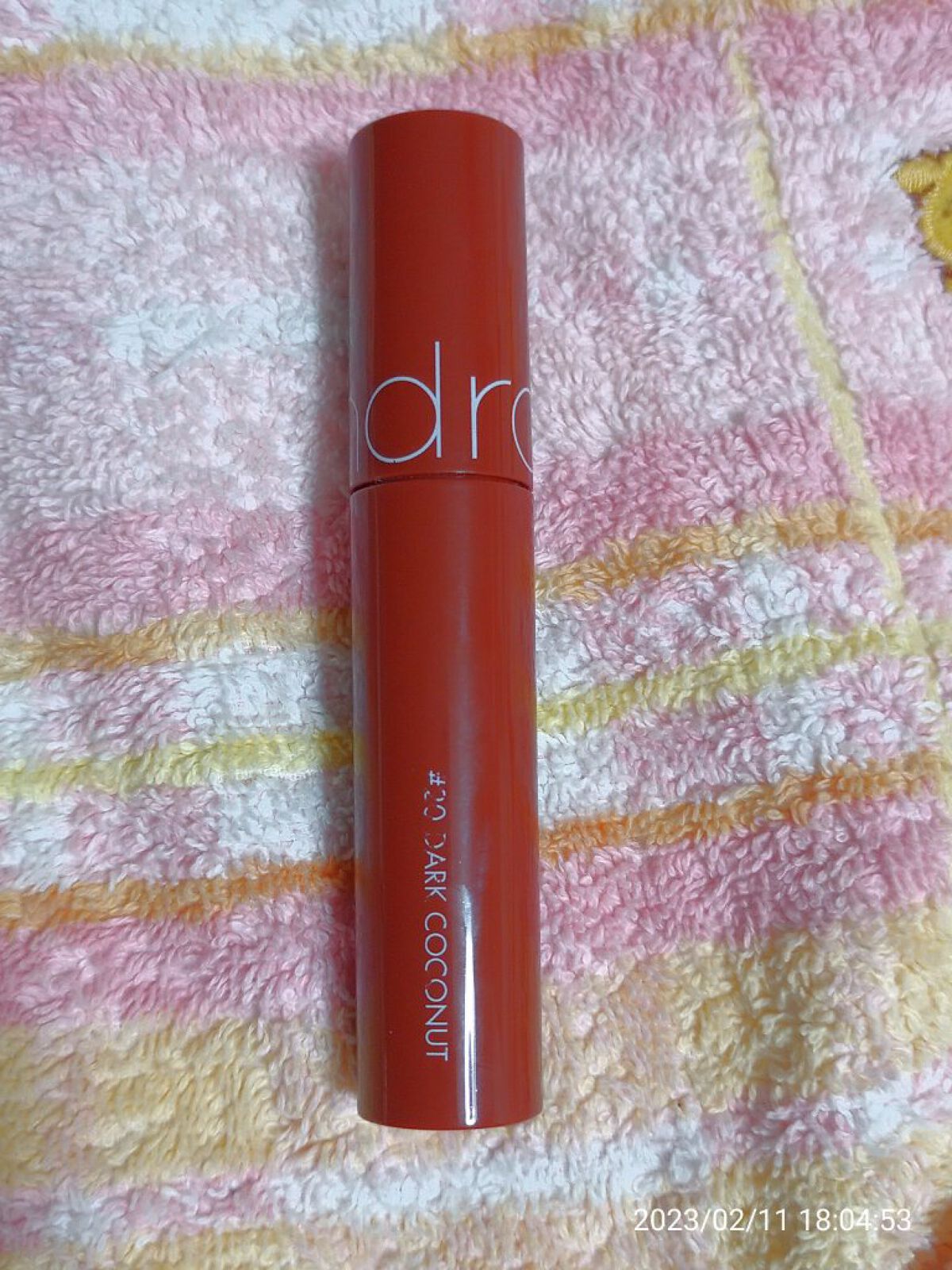 ジューシーラスティングティント/rom&nd/リップティントを使ったクチコミ（1枚目）