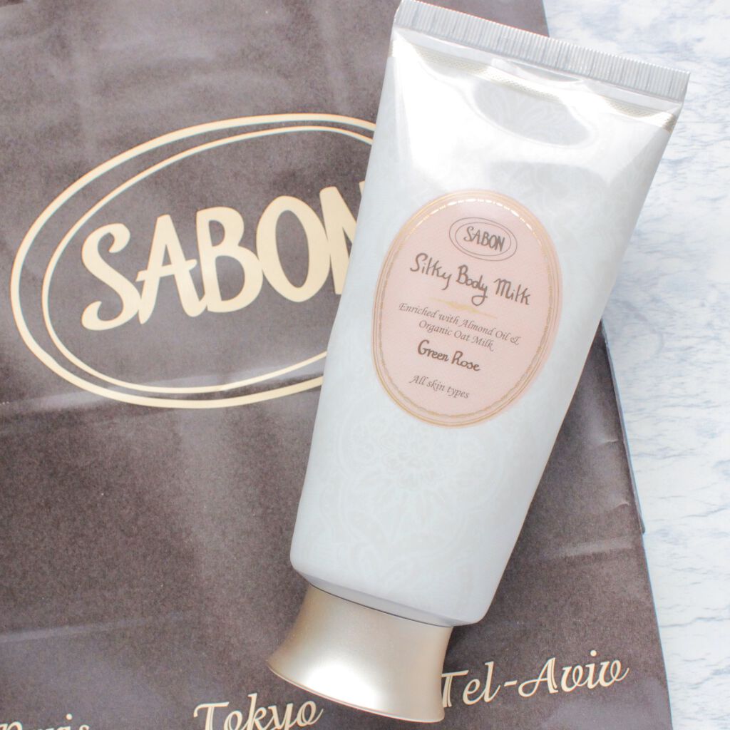 シルキーボディミルク グリーン・ローズ/SABON/ボディミルクを使ったクチコミ（1枚目）