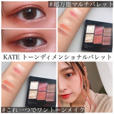 トーンディメンショナルパレット/KATE/メイクアップキットを使ったクチコミ（1枚目）