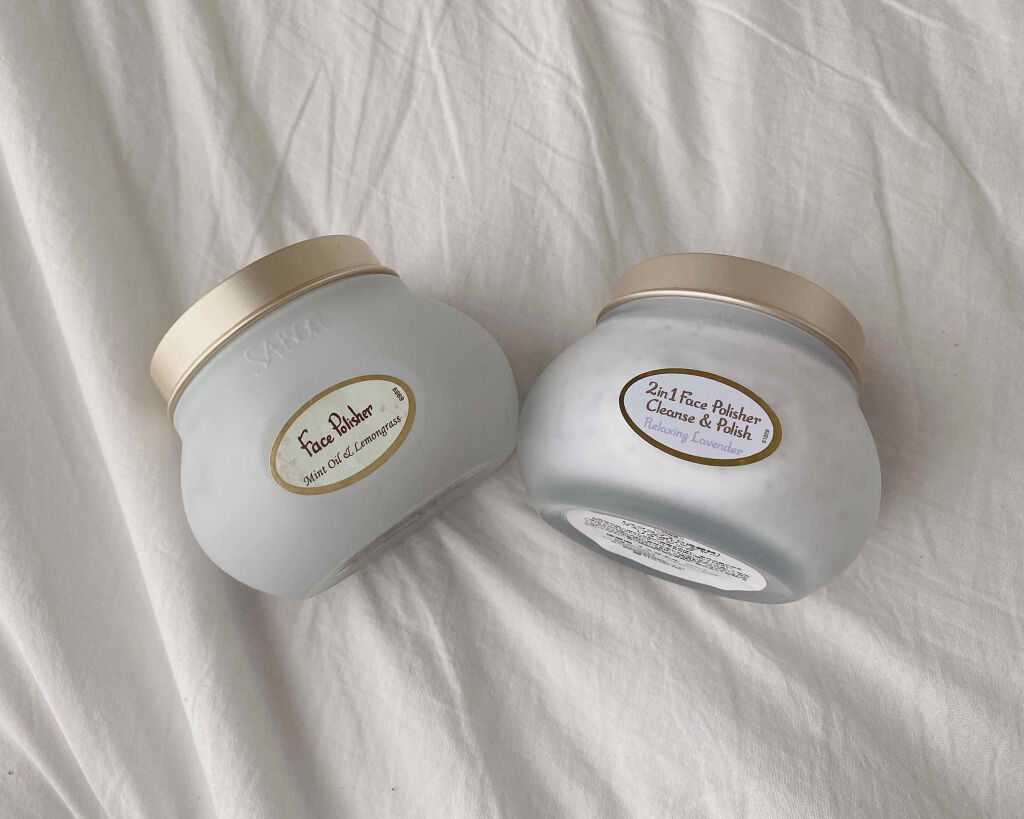 フェイスポリッシャー リラクシング(ラベンダー)/SABON/スクラブ・ゴマージュを使ったクチコミ（1枚目）