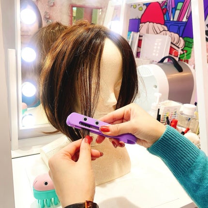 かんたんヘアカットブラシ /ヘアカットモンスター/ヘアケアグッズを使ったクチコミ(3枚目)