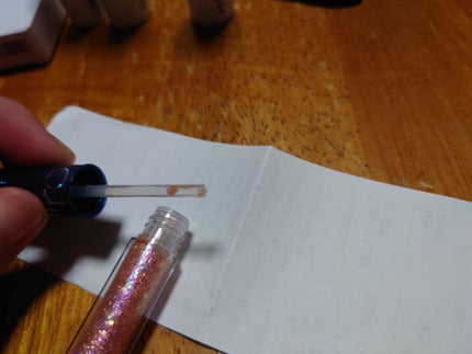 リキッド グリッター シャドウ/rom&nd/グリッターを使ったクチコミ(1枚目)