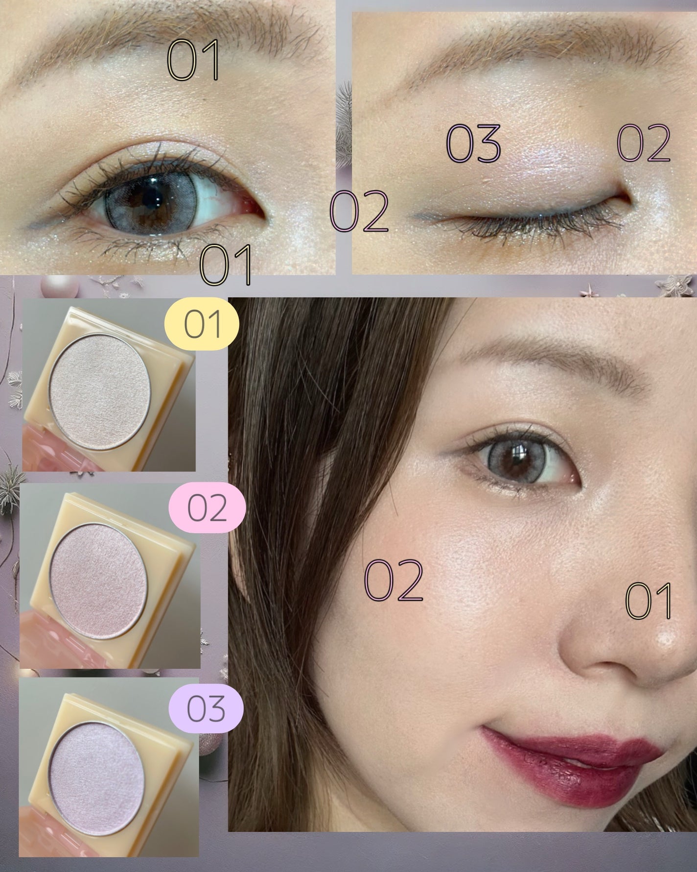 ティントイルミネーター/#CLOSET/パウダーハイライトを使ったクチコミ(3枚目)