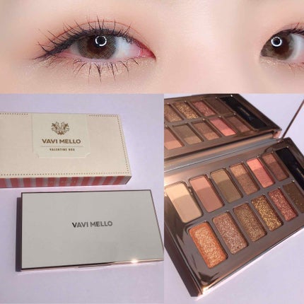 バレンタインボックス/VAVI MELLO/アイシャドウパレットを使ったクチコミ(1枚目)