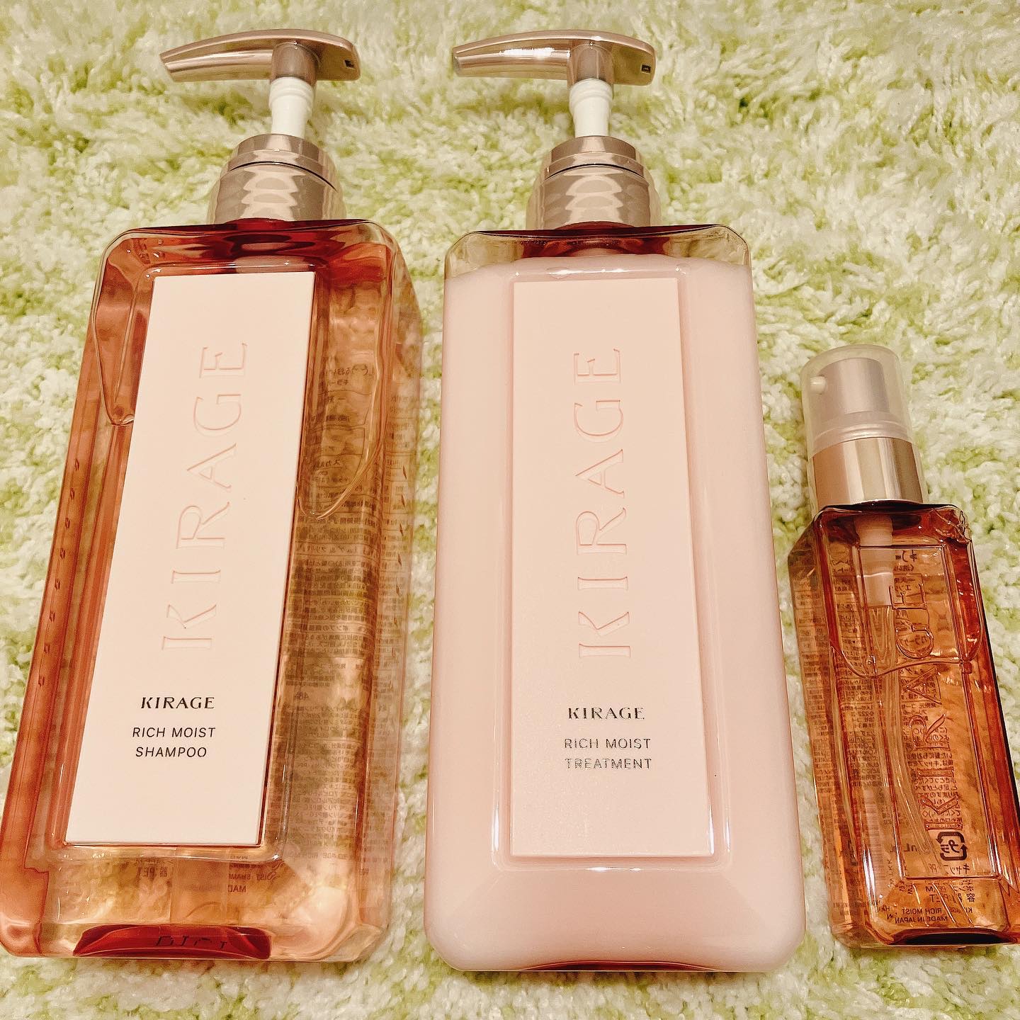 リッチモイスト ヘアオイル/キラージュ/ヘアオイルを使ったクチコミ（1枚目）