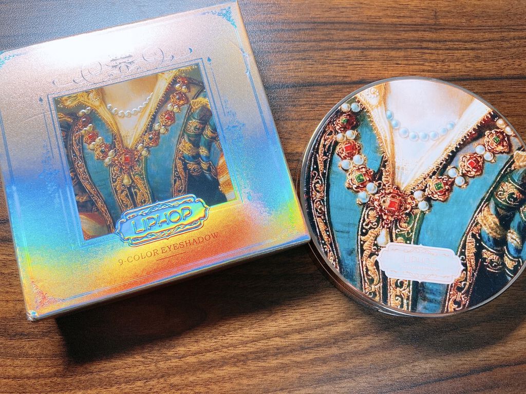 アリストアイシャドウパレット 9色/PEONYELF/アイシャドウパレットを使ったクチコミ（2枚目）