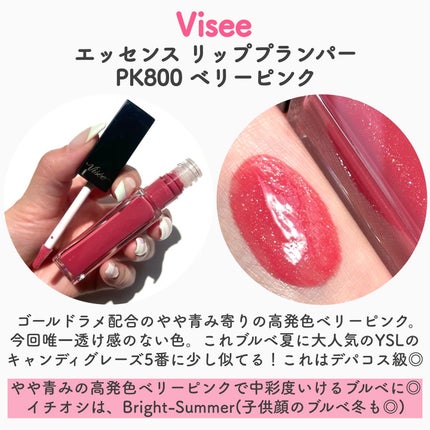 エッセンス リッププランパー/Visée/リッププランパーを使ったクチコミ(5枚目)