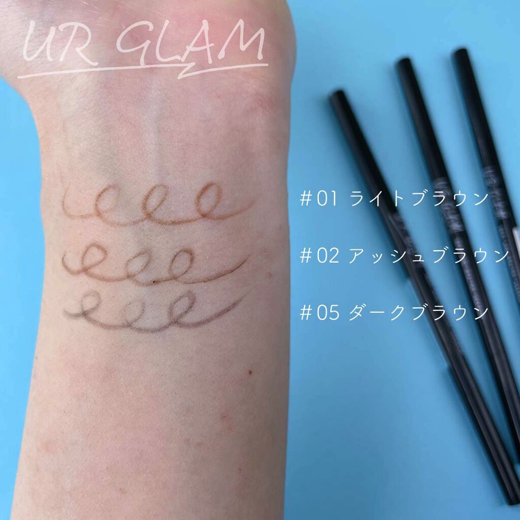 スリムスケッチアイブロウペンシル/U R GLAM/アイブロウペンシルを使ったクチコミ（3枚目）