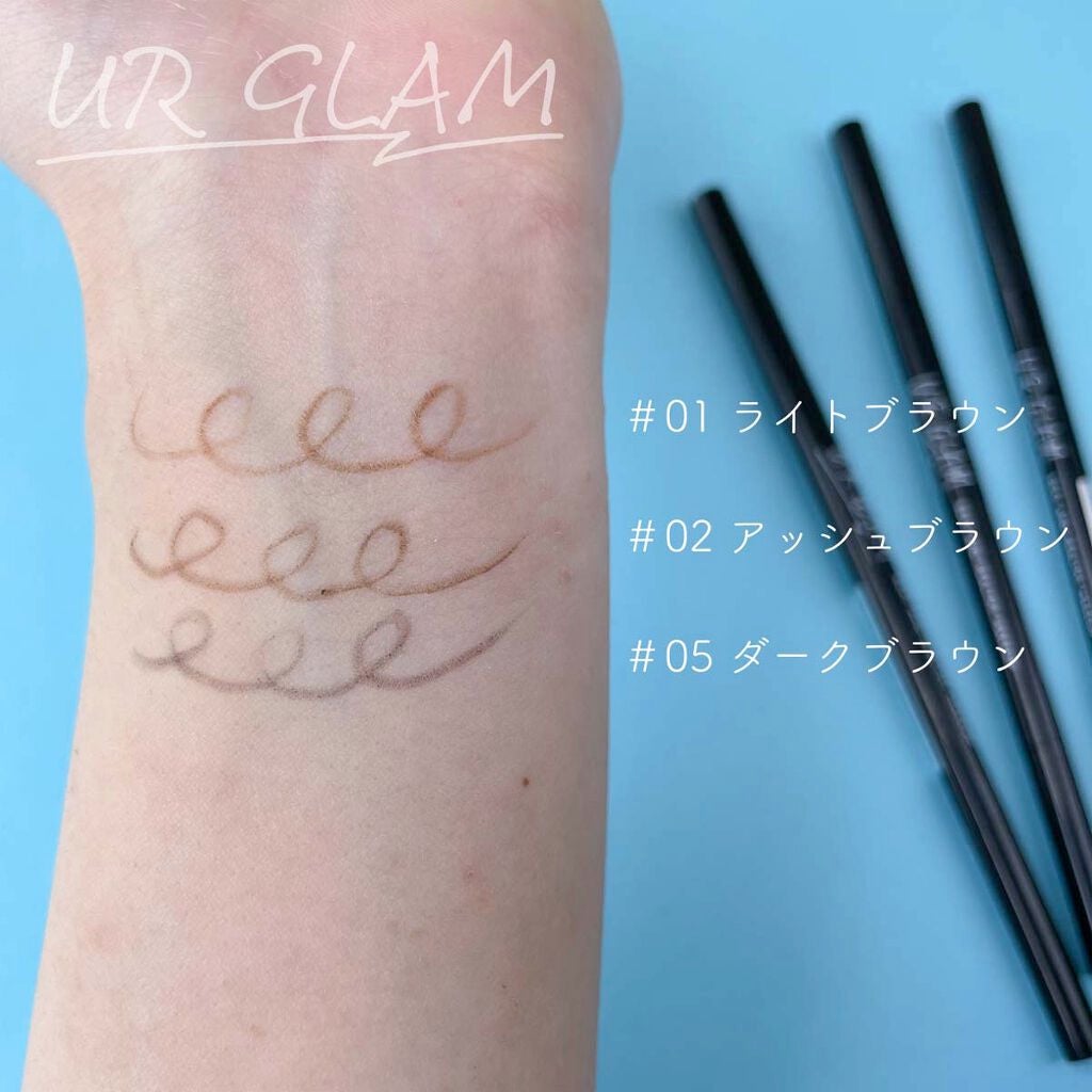 スリムスケッチアイブロウペンシル/U R GLAM/アイブロウペンシルを使ったクチコミ(3枚目)