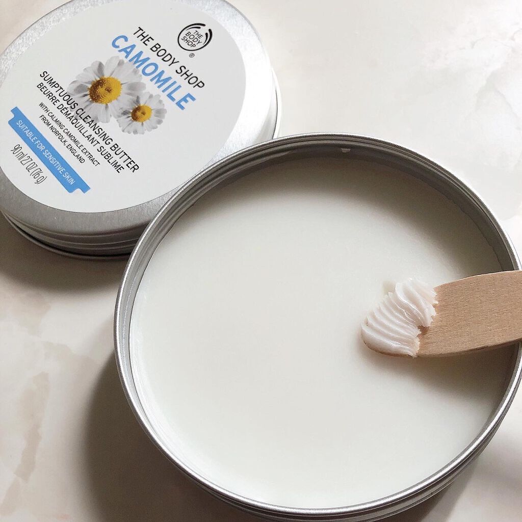 カモマイル サンプチュアス クレンジングバター/THE BODY SHOP/クレンジングバームを使ったクチコミ（3枚目）