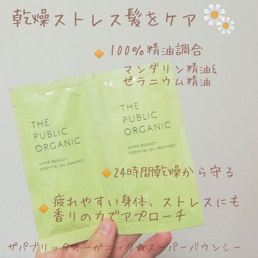 スーパーバウンシー Dm シャンプー Dm ヘア トリートメント The Public Organicの口コミ ザパブリックオーガニック スーパーバウンシ By Mcmc 乾燥肌 代後半 Lips