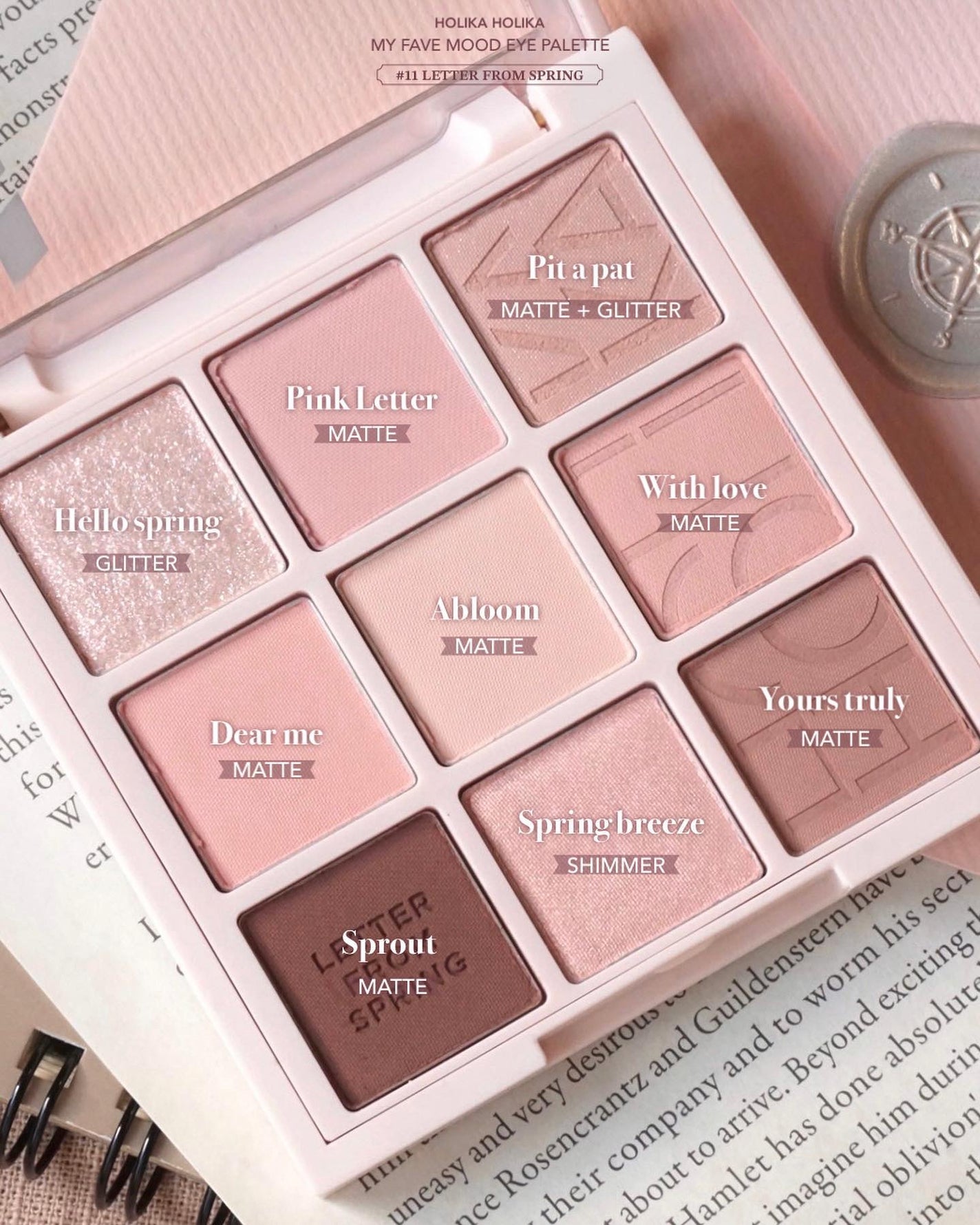 マイフェイブムードアイパレット 9カラー/HOLIKA HOLIKA/アイシャドウパレットを使ったクチコミ(3枚目)