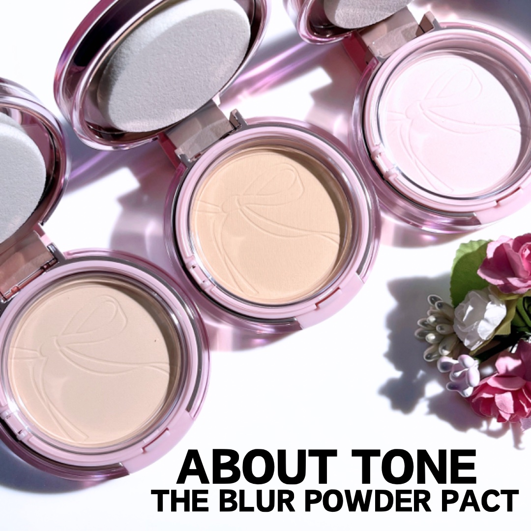 ザ・ブラーパウダーパクト/ABOUT TONE/プレストパウダーを使ったクチコミ（1枚目）