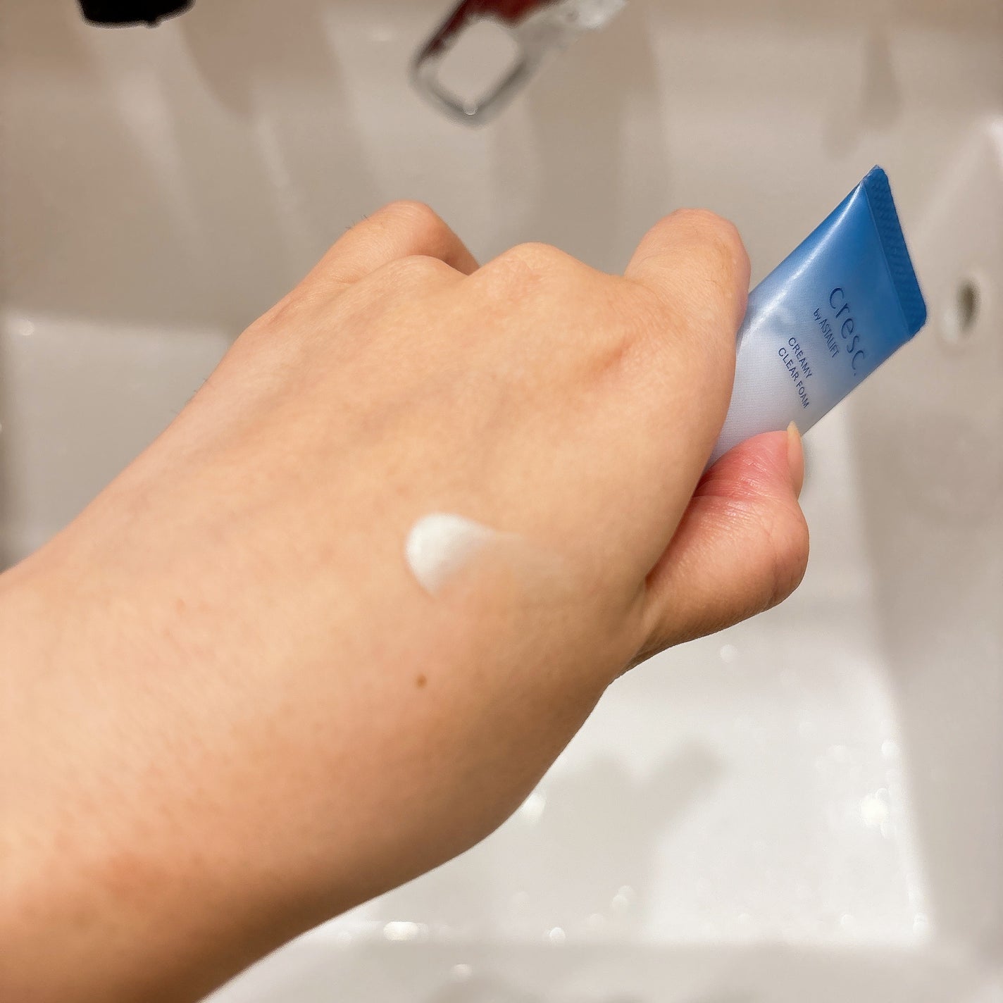 クリーミー クリアフォーム/cresc. by ASTALIFT/洗顔フォームを使ったクチコミ(2枚目)