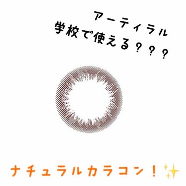 初投稿！

アーティラル(ARTIRAL)ブラウン
1day 14.0mm 8.6mm

学校に使えるのか！？？🤔

実際に私は体育祭と学祭で使用しました😄

普段カラコンを使用してる何人かの友達には
