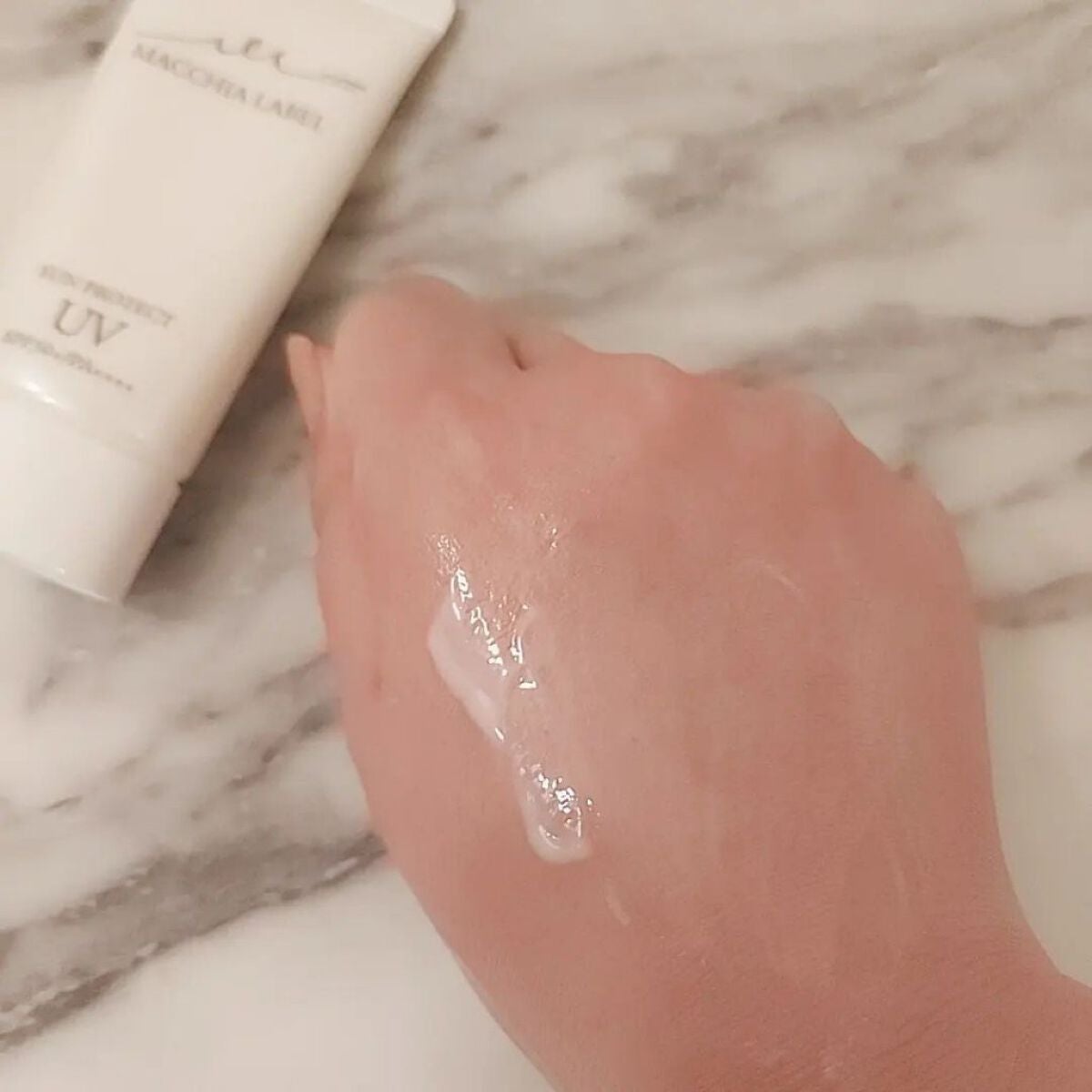 サンプロテクトUVジェル50+/Macchia Label/日焼け止めジェルを使ったクチコミ(3枚目)