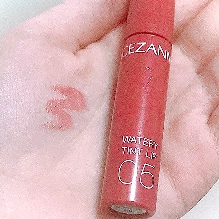 ウォータリーティントリップ/CEZANNE/リップティントを使ったクチコミ(1枚目)
