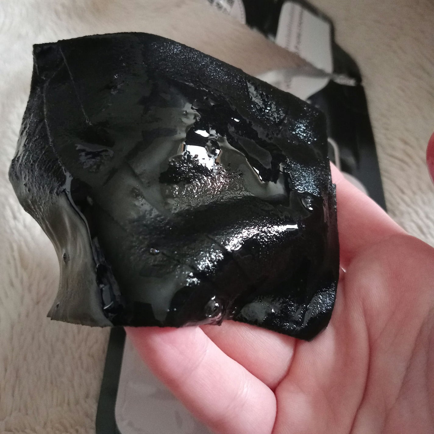 H.D.P ポアスタンピング ブラックマスクEX./MEDIHEAL/シートマスク・パックを使ったクチコミ(3枚目)