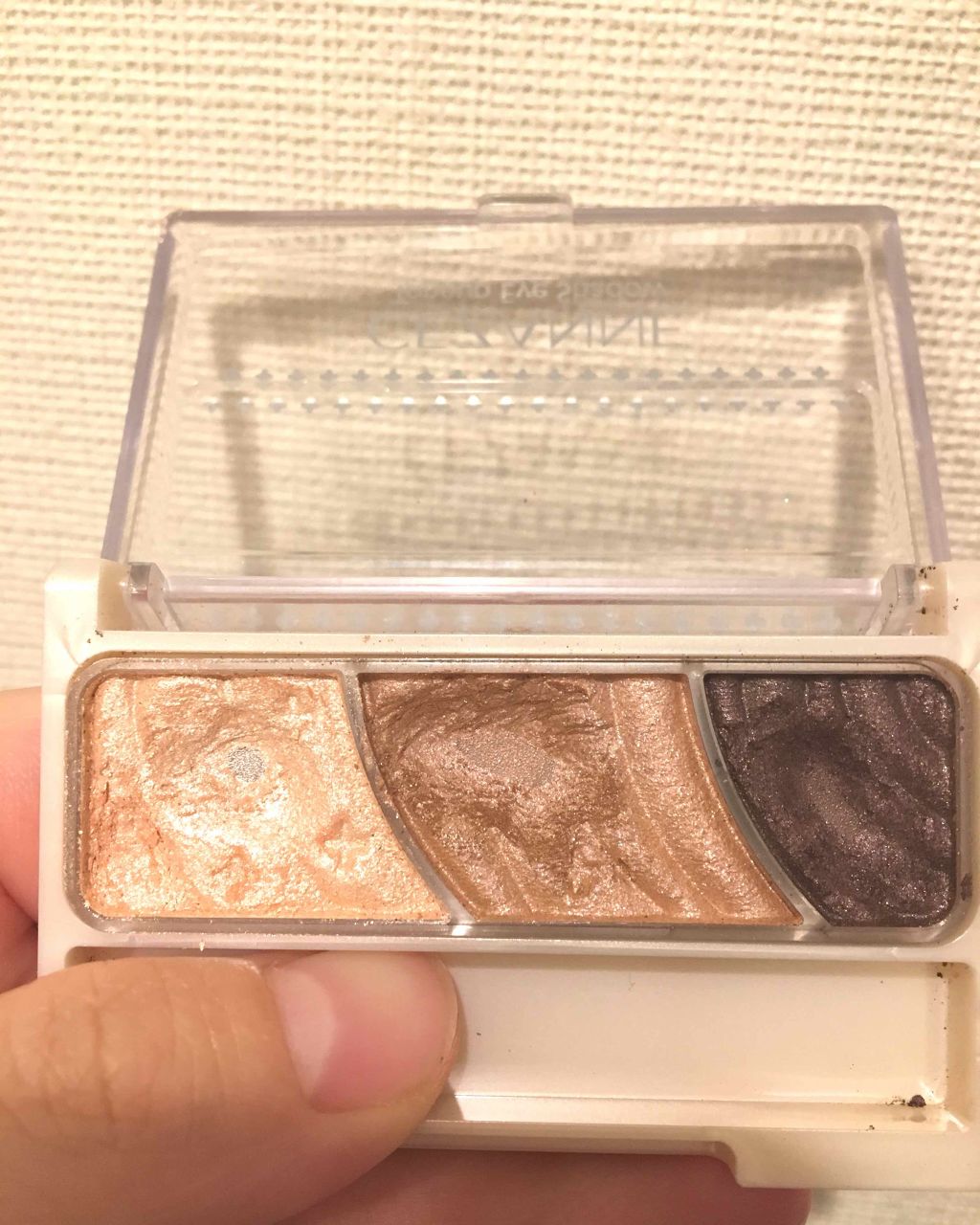 トーンアップアイシャドウ/CEZANNE/アイシャドウパレットを使ったクチコミ(1枚目)