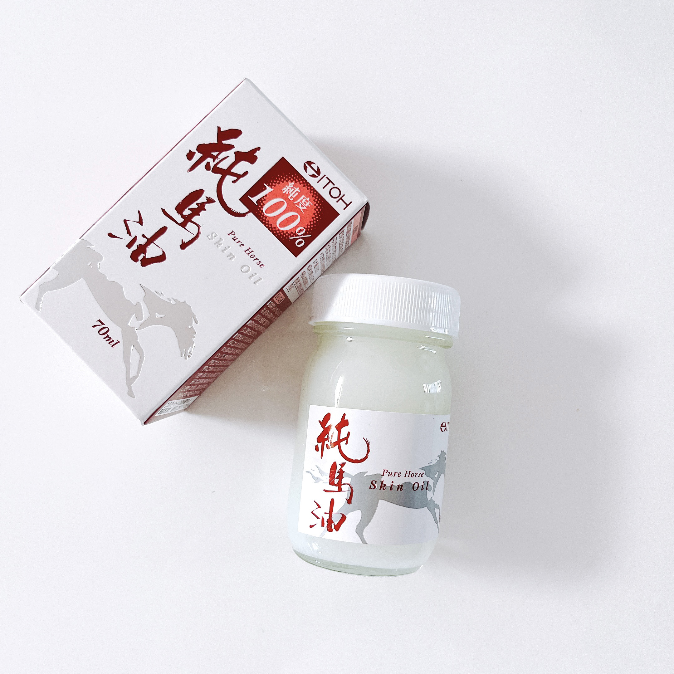 純馬油/井藤漢方製薬/フェイスオイルを使ったクチコミ（1枚目）