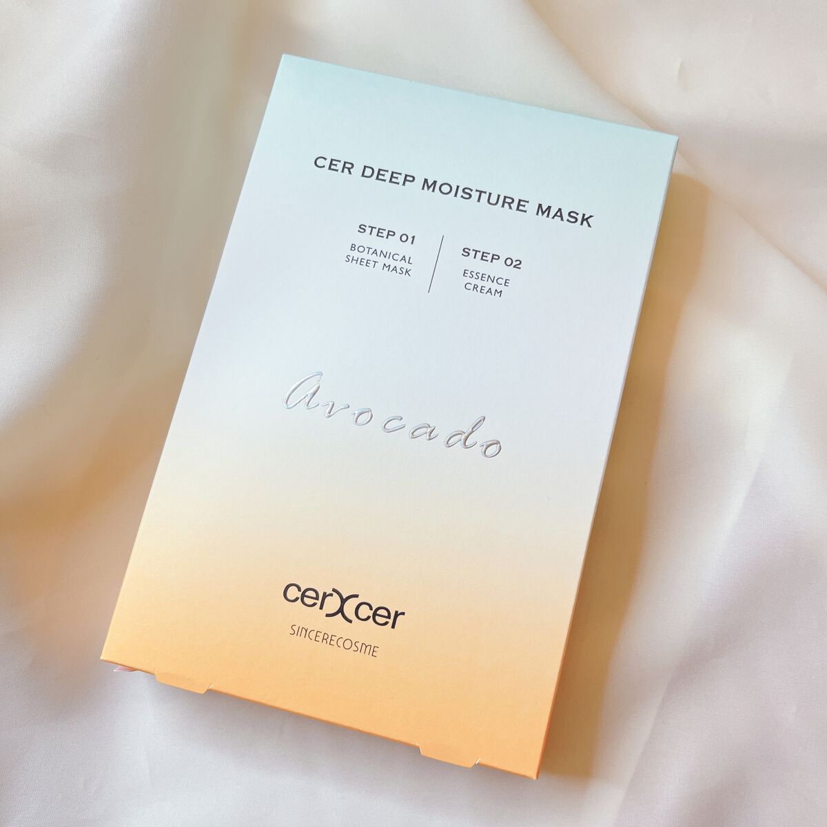 ディープモイスチャー マスク　(ケアクリーム付き)/cerXcer/シートマスク・パックを使ったクチコミ（2枚目）