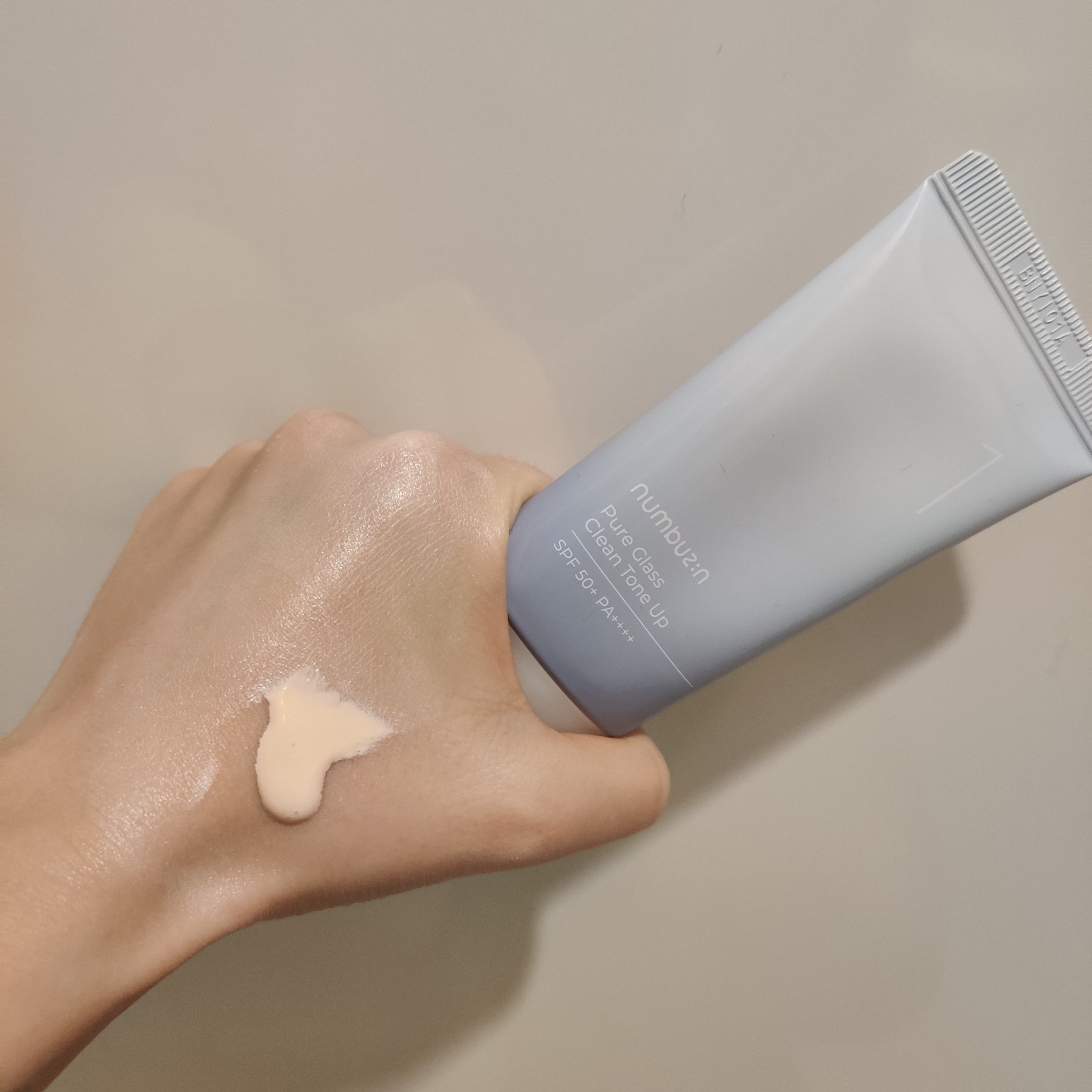 1番 ガラス玉トーンアップクリーム/numbuzin/日焼け止めクリームを使ったクチコミ（1枚目）