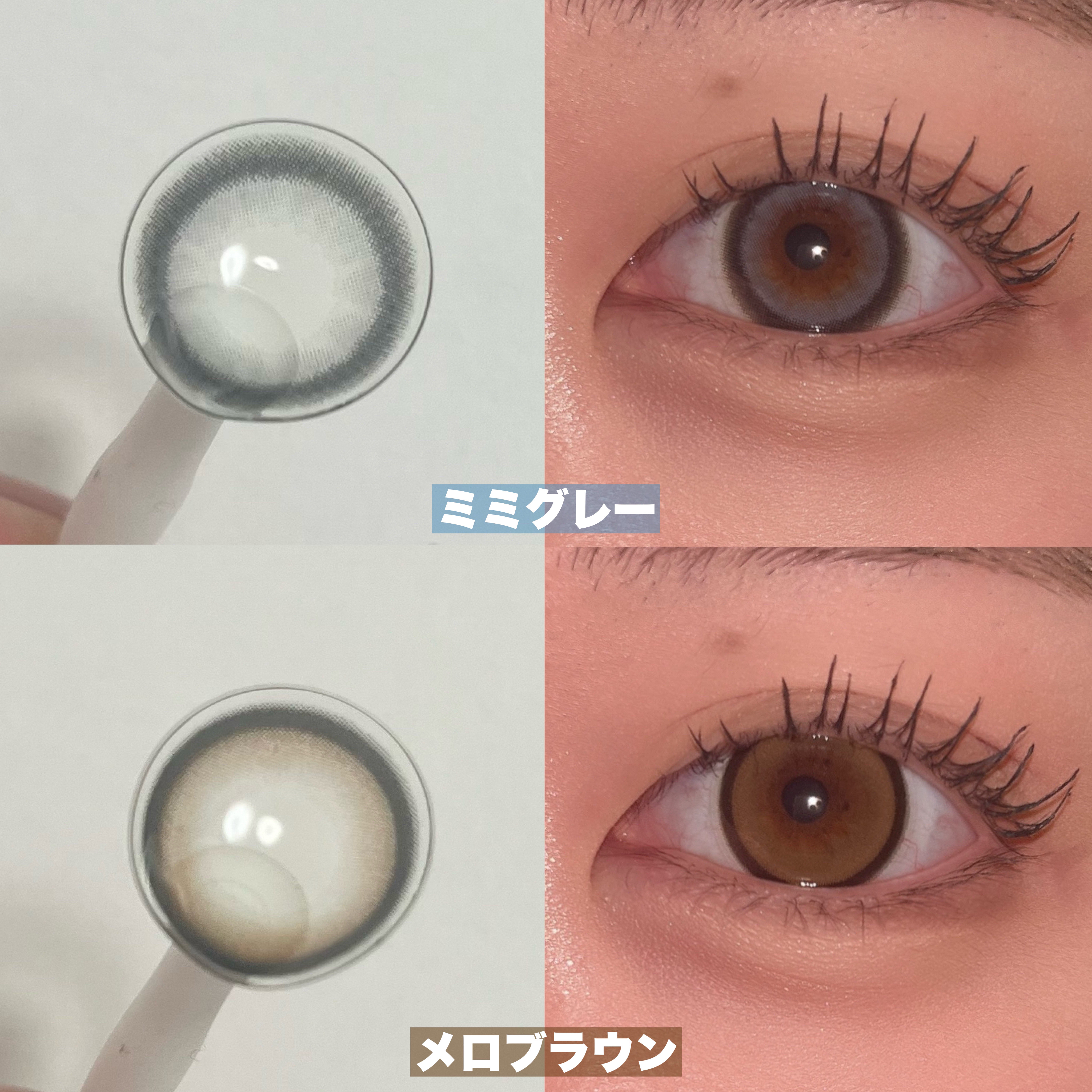 candymagic1day（キャンディーマジックワンデー） メロブラウン/candy magic/ワンデー（１DAY）カラコンを使ったクチコミ（2枚目）