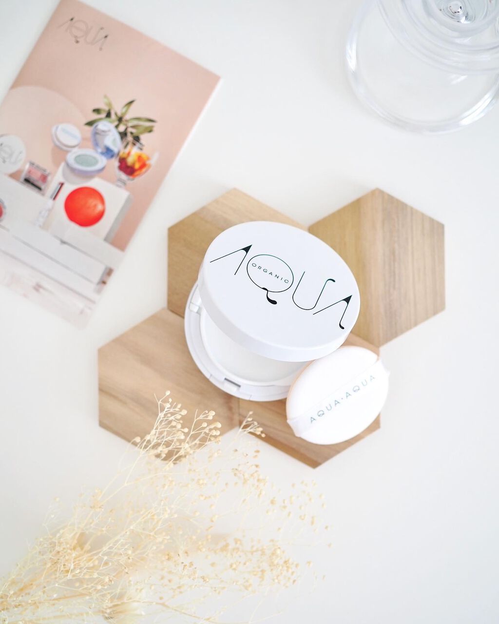 オーガニッククッションコンパクト/アクア・アクア/クッションファンデーションを使ったクチコミ(1枚目)