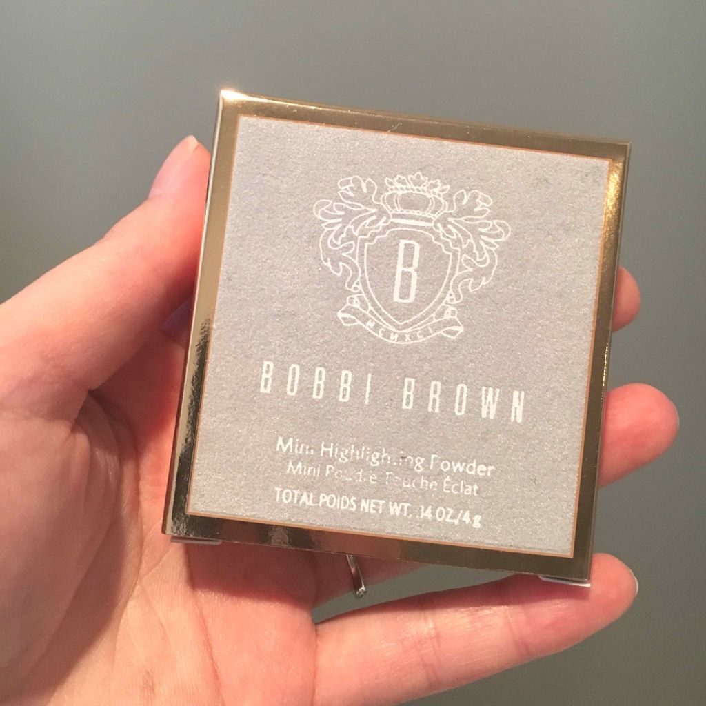 ミニハイライティングパウダー/BOBBI BROWN/パウダーハイライトを使ったクチコミ（1枚目）