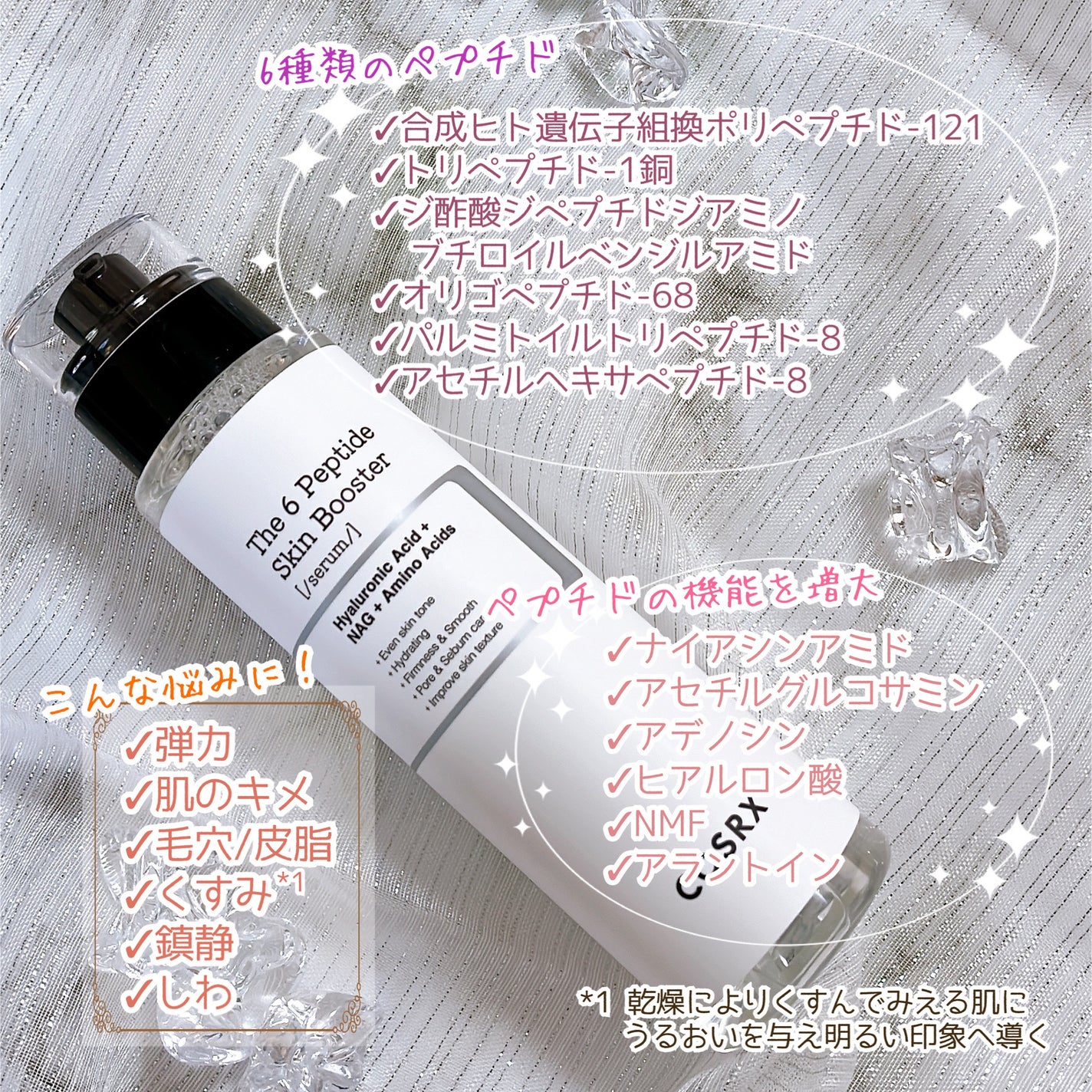 RXザ・6ペプチドスキンブースターセラム/COSRX/ブースター・導入液を使ったクチコミ(3枚目)