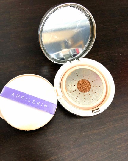 超スリムクッション/APRILSKIN/クッションファンデーションを使ったクチコミ(2枚目)