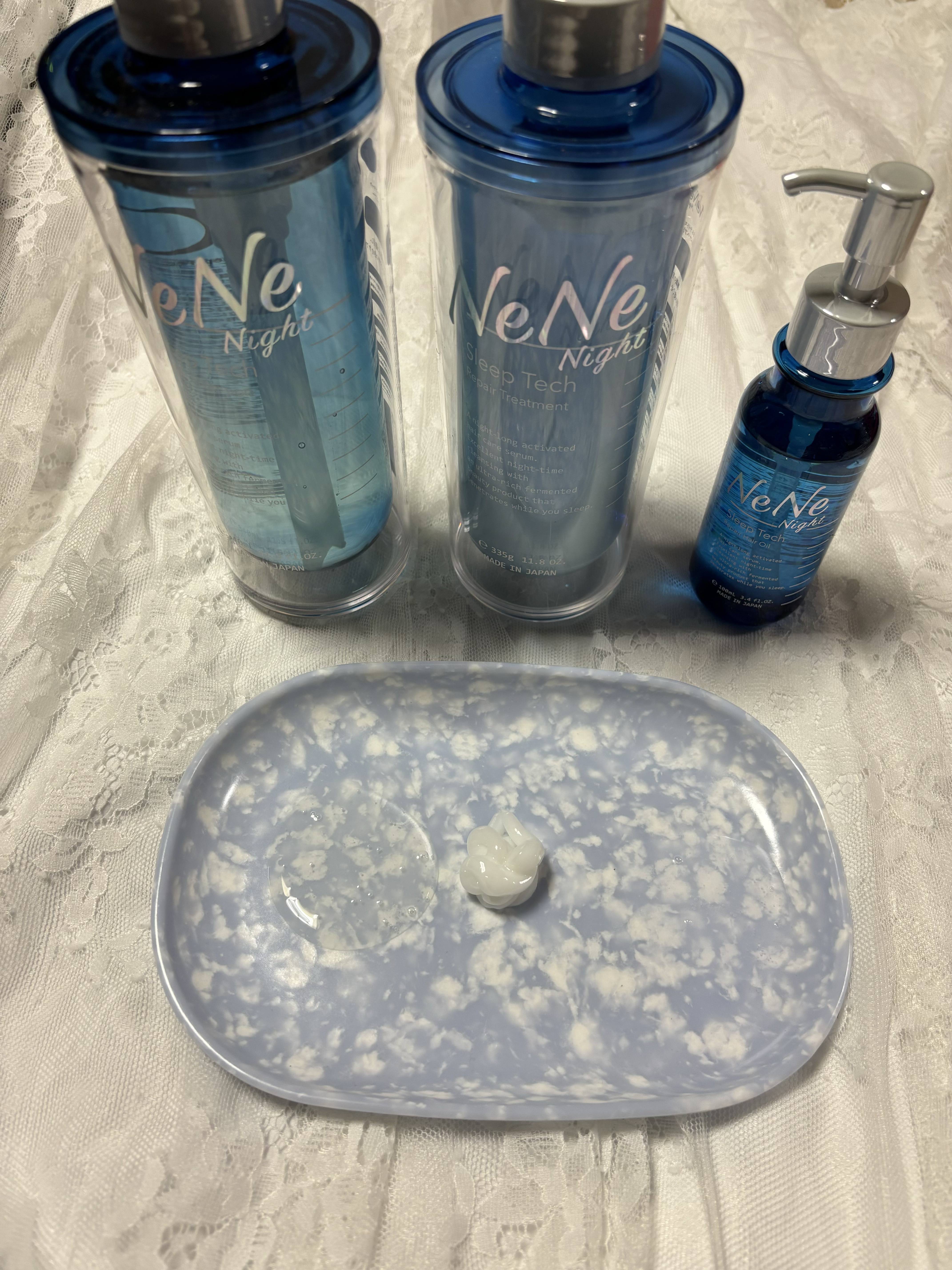 スリープテック リペア ヘアオイル/NeNe Night/ヘアオイルを使ったクチコミ（3枚目）