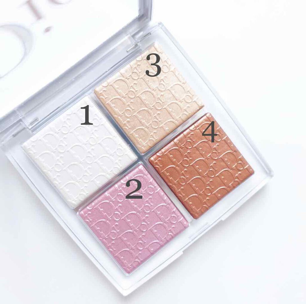 【旧】ディオール バックステージ フェイス グロウ パレット/Dior/ハイライトを使ったクチコミ（3枚目）