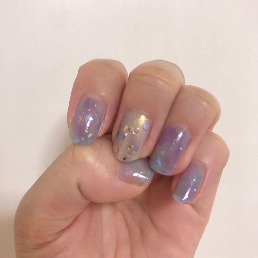 AC ネイルエナメル M 129 ギャラクシーアクア/AC MAKEUP/マニキュアを使ったクチコミ（1枚目）