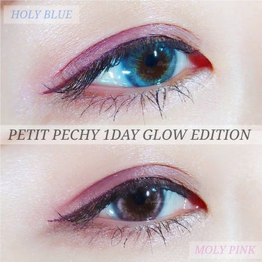 Petit Pechy Oneday GLOW EDITION MOLY PINK/Torico Eye./カラーコンタクトレンズを使ったクチコミ（1枚目）