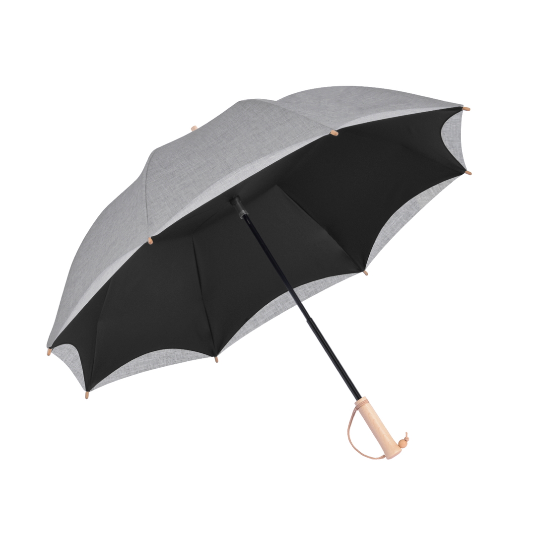 solshade024 かわず張り日傘 グレー
