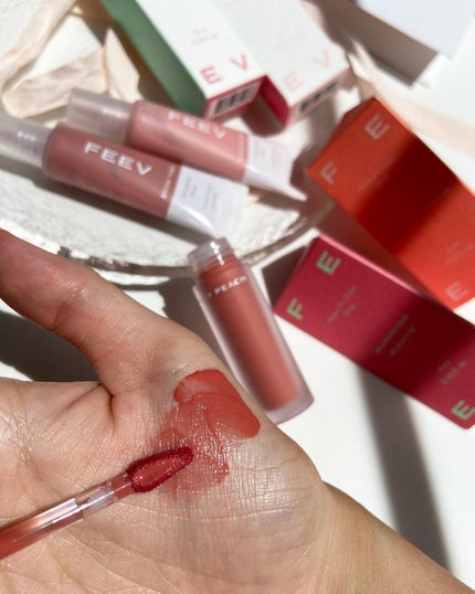 カラードロップ/FEEV/口紅を使ったクチコミ(4枚目)