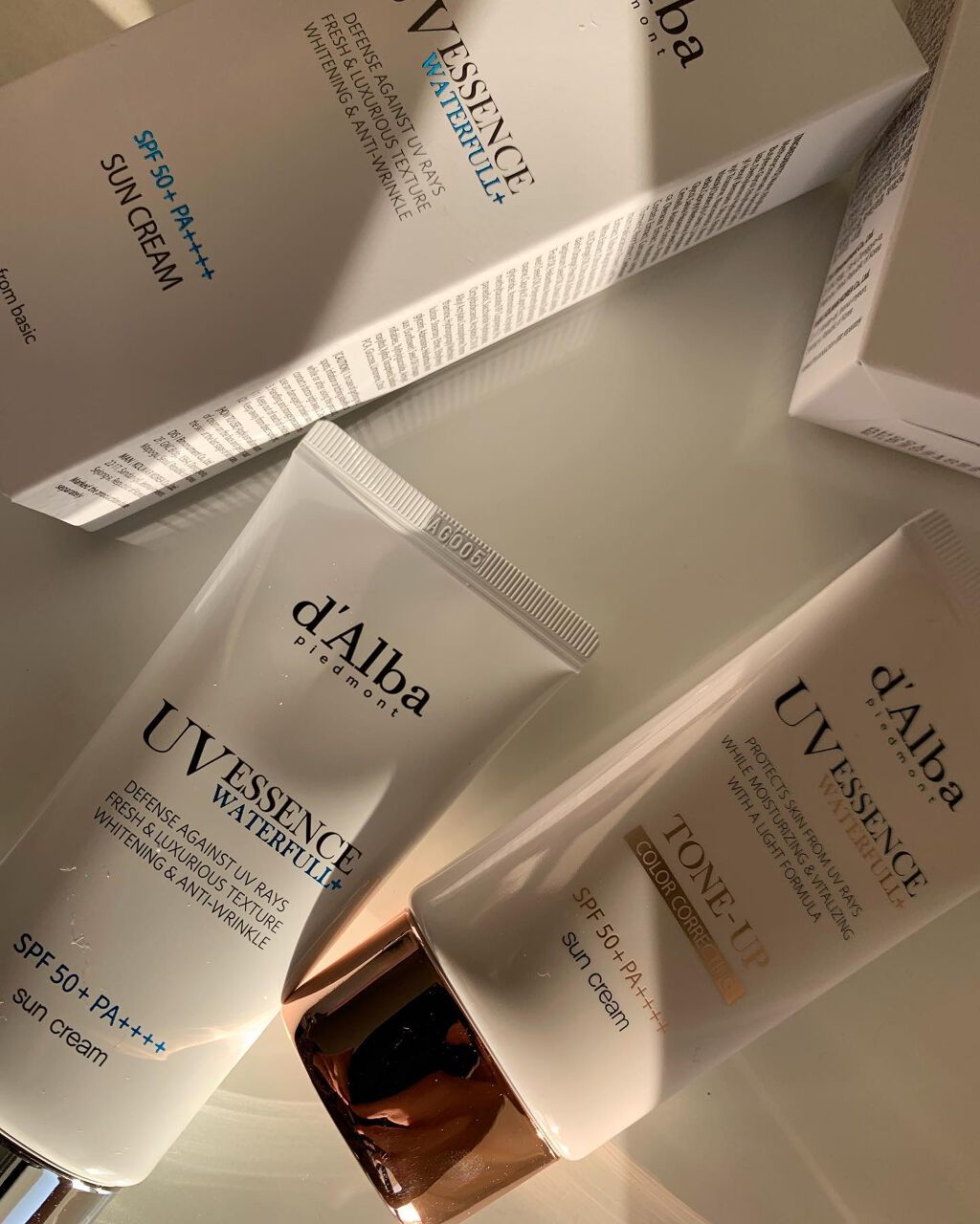 ダルバ ウォータフル エッセンス サンクリーム/ダルバ/日焼け止めクリームを使ったクチコミ（1枚目）