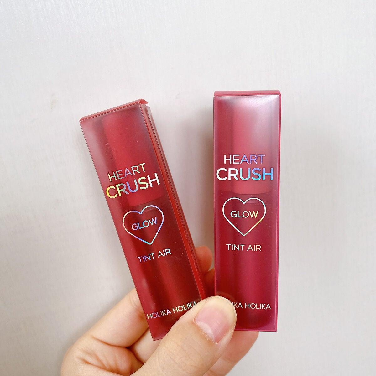 ホリカホリカ ハートクラッシュグローティントエアー/HOLIKA HOLIKA/リップティントを使ったクチコミ(1枚目)
